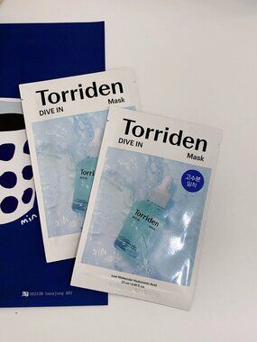 Torriden DIVE IN Hyaluronic Acid Facial Mask (10 sheets)